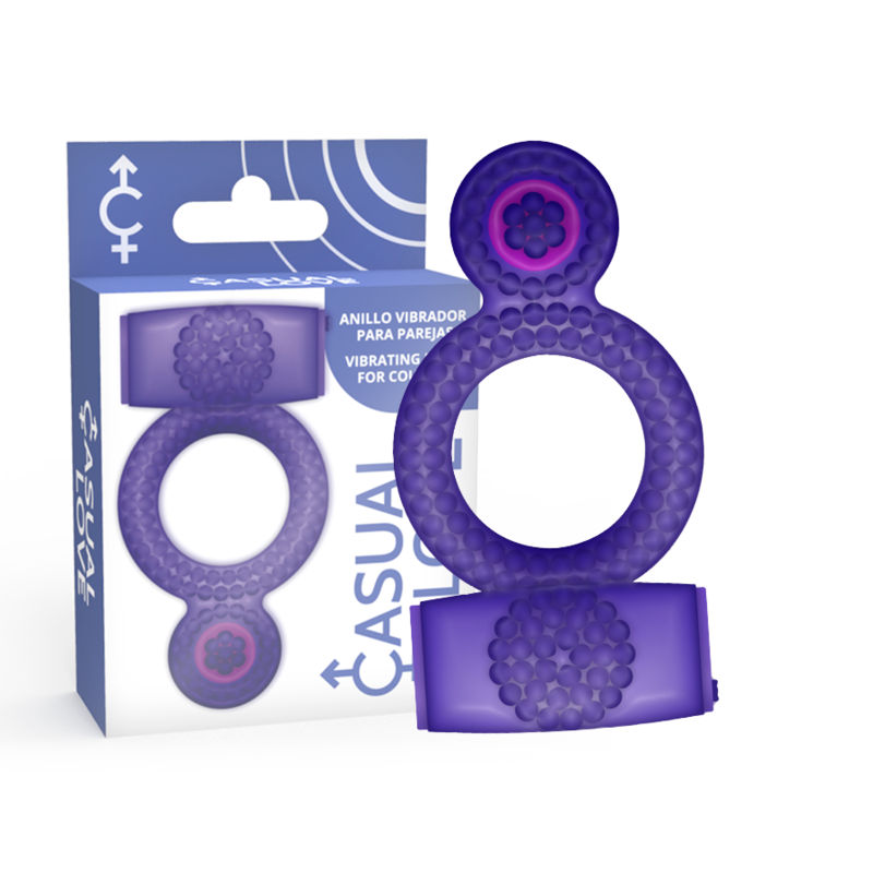 CASUAL LOVE – RING DOUBLE PLEASURE ANILLO LILA