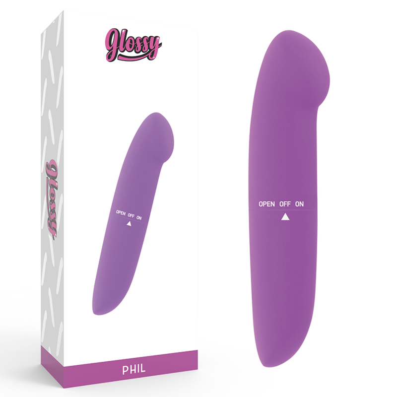 GLOSSY – PHIL VIBRATOR LILA