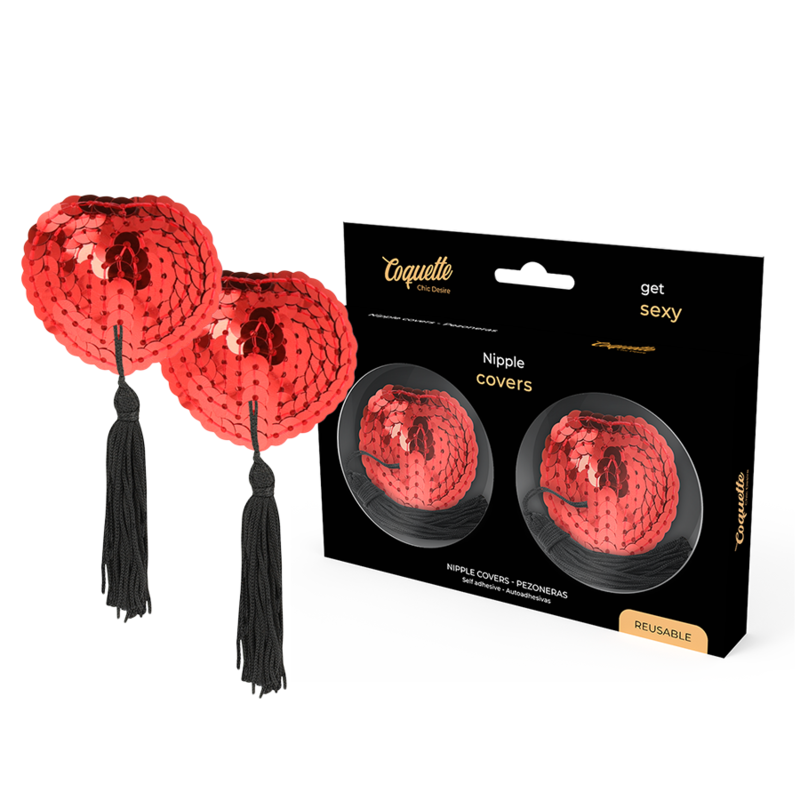 COQUETTE CHIC DESIRE – CUBRE PEZONES ROJO