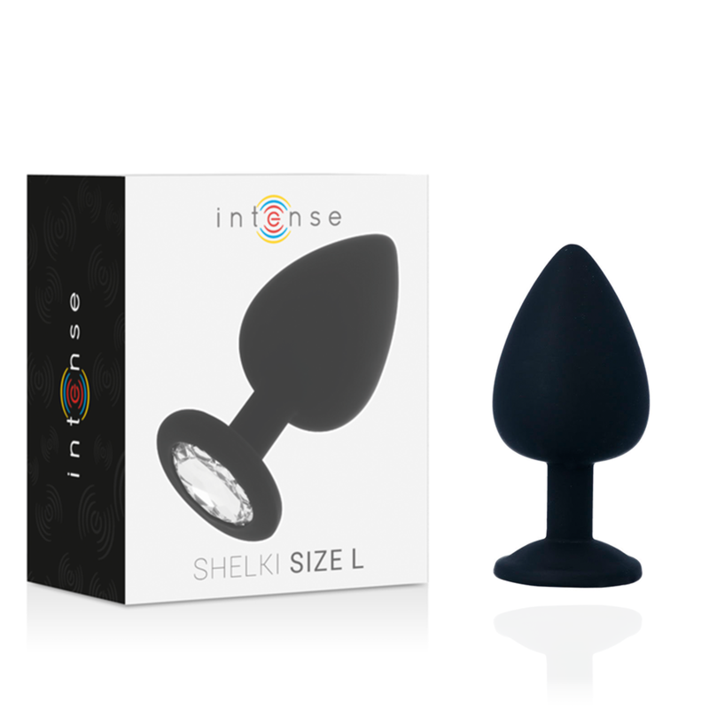 INTENSE – SHELKI L PLUG ANAL NEGRO