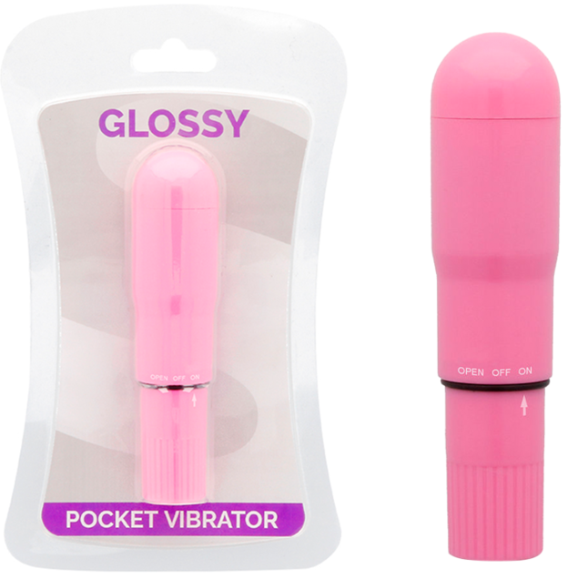GLOSSY – POCKET VIBRADOR ROSA INTENSO