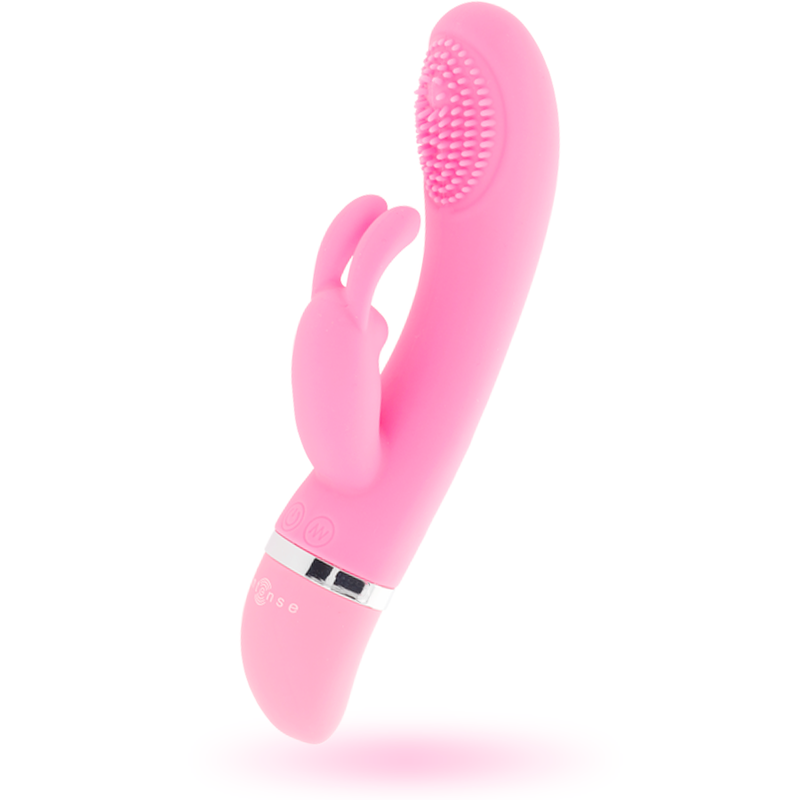 INTENSE – SUSY VIBRADOR OSCILANTE SILICON RABBIT ROSA