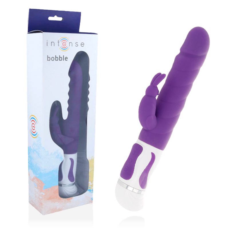 INTENSE – BOBBLE VIBRADOR ROTADOR SILICONA LILA