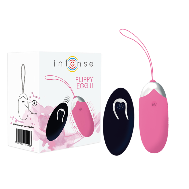 INTENSE – FLIPPY II HUEVO RECARGABLE REMOTO ROSA