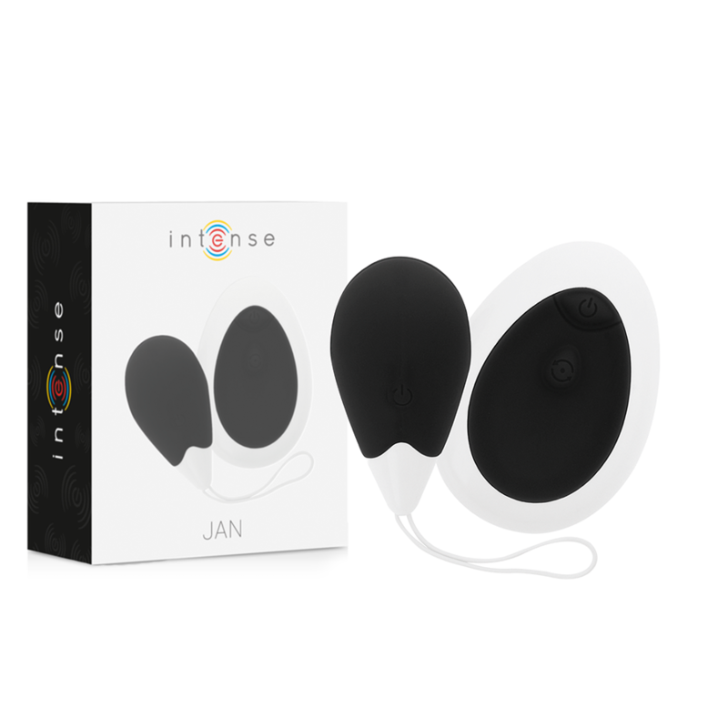 INTENSE – JAN HUEVO VIBRADOR CONTROL REMOTO NEGRO