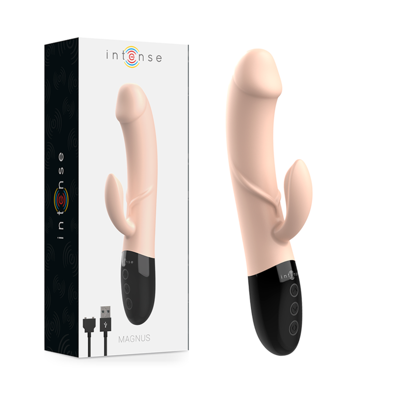 INTENSE – MAGNUS VIBRADOR RECARGABLE DUAL NATURAL