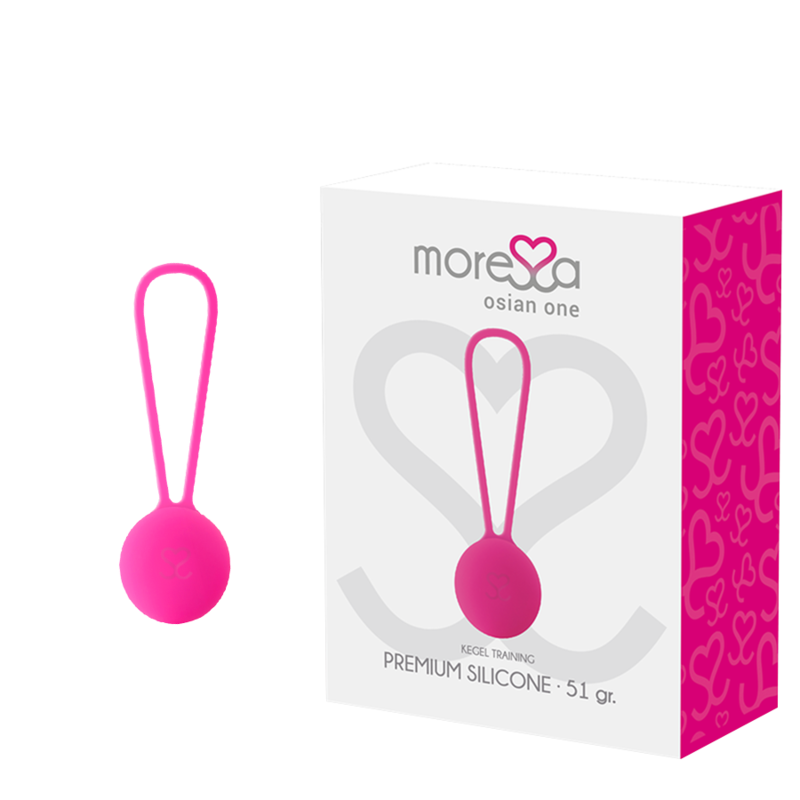 MORESSA – OSIAN ONE ENTRENAMIENTO SUELO PELVICO 51gr PREMIUM SILICONA ROSA