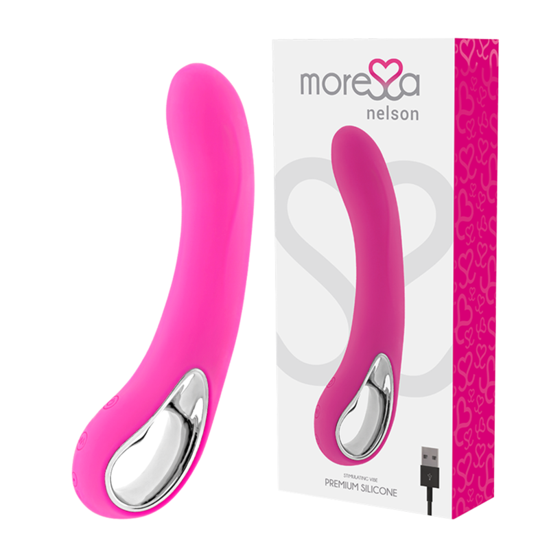MORESSA – NELSON MASAJEADOR PUNTO G PREMIUM SILICONE RECARGABLE