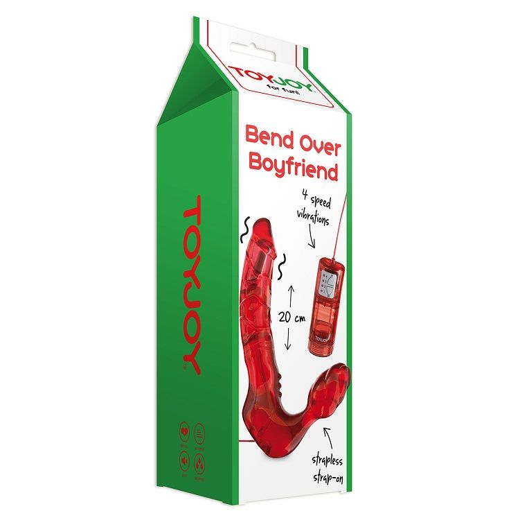 TOYJOY – ARNES DOBLE PENETRACION SIN CORREAS CON VIBRADOR