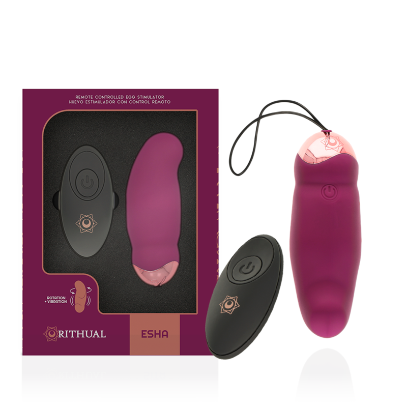 RITHUAL – ESHA HUEVO CONTROL REMOTO SISTEMA ROTACIÓN + VIBRACIÓN