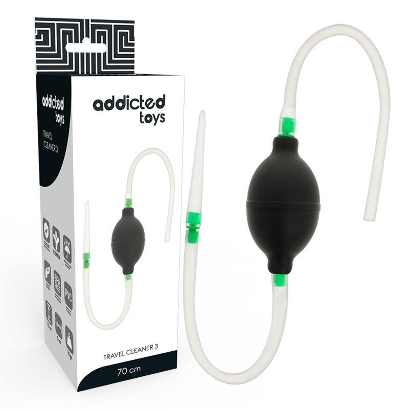 ADDICTED TOYS – KIT ENEMA NEGRO