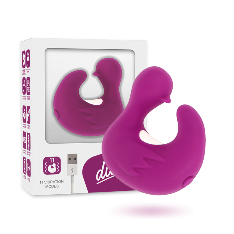 COVERME – DEDAL PATO ESTIMULADOR DE SILICONA RECARGABLE  DUCKYMANIA