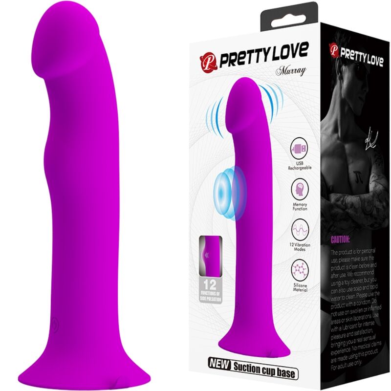 PRETTY LOVE – MURRAY VIBRADOR Y ESTIMULADOR PUNTO G MORADO
