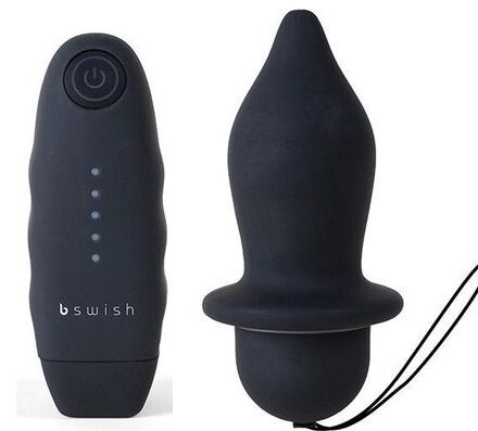 B SWISH – BFILLED CLASSIC VIBRATING PLUG BLACK