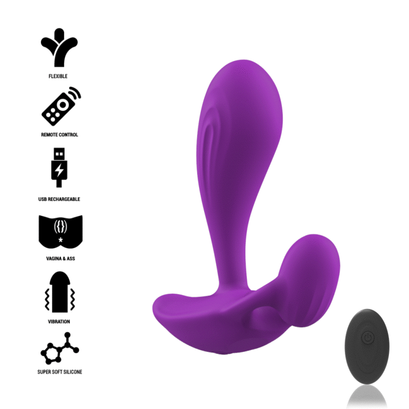 INTENSE – SHELLY PLUG ANAL CONTROL REMOTO MORADO
