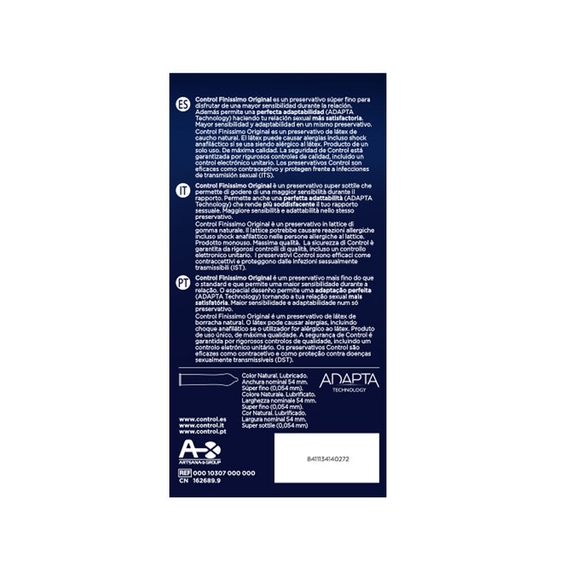 CONTROL – FINISSIMO PRESERVATIVOS 24 UNIDADES