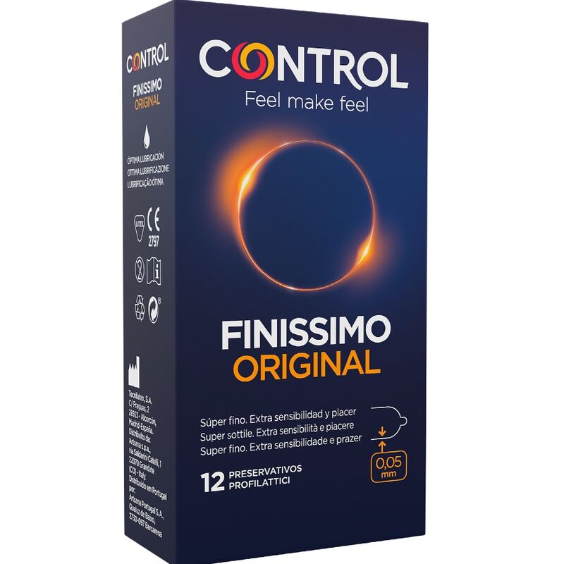 CONTROL – FINISSIMO PRESERVATIVOS 12 UNIDADES
