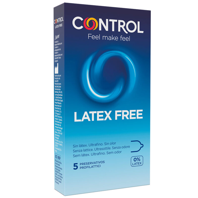 CONTROL – FREE SIN LATEX PRESERVATIVOS 5 UNIDADES