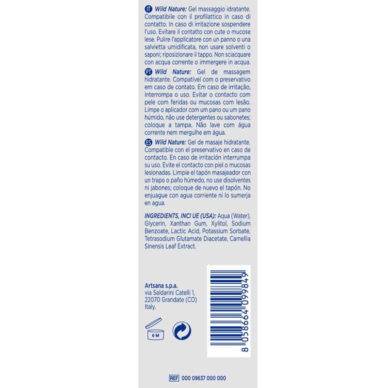 CONTROL – WILD NATURE GEL MASAJE 3 EN 1 200 ML