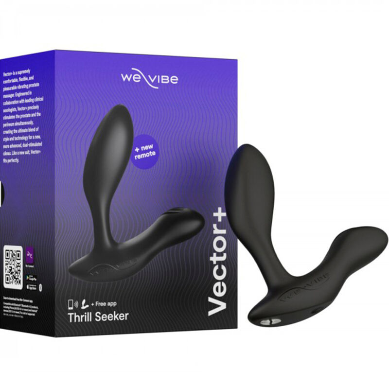 WE-VIBE – VECTOR+ MASAJEADOR DE PRÓSTATA NEGRO