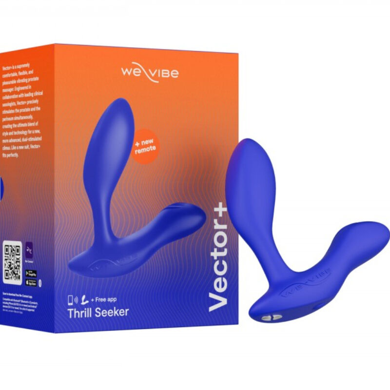 WE-VIBE – VECTOR+ MASAJEADOR DE PRÓSTATA AZUL