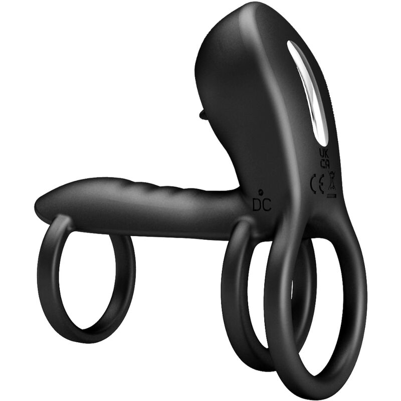PRETTY LOVE – JAMMY FUNDA DE PENE 12 VIBRACIONES CON LENGUA RECARGABLE SILICONA
