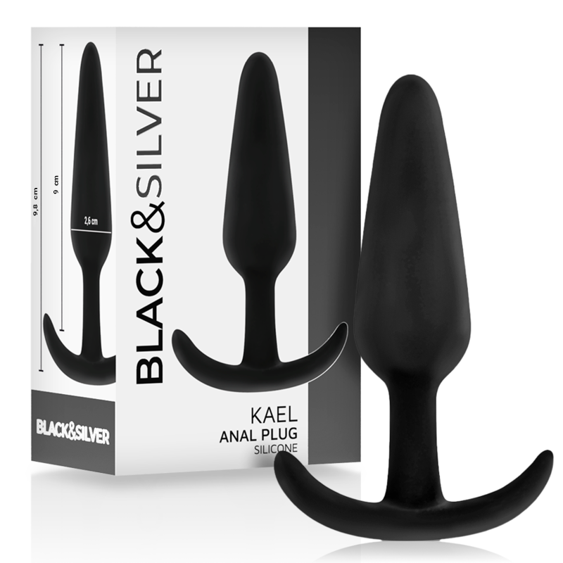 BLACKSILVER – KAEL PLUG ANAL SILICONA CON ASA MEDIANO