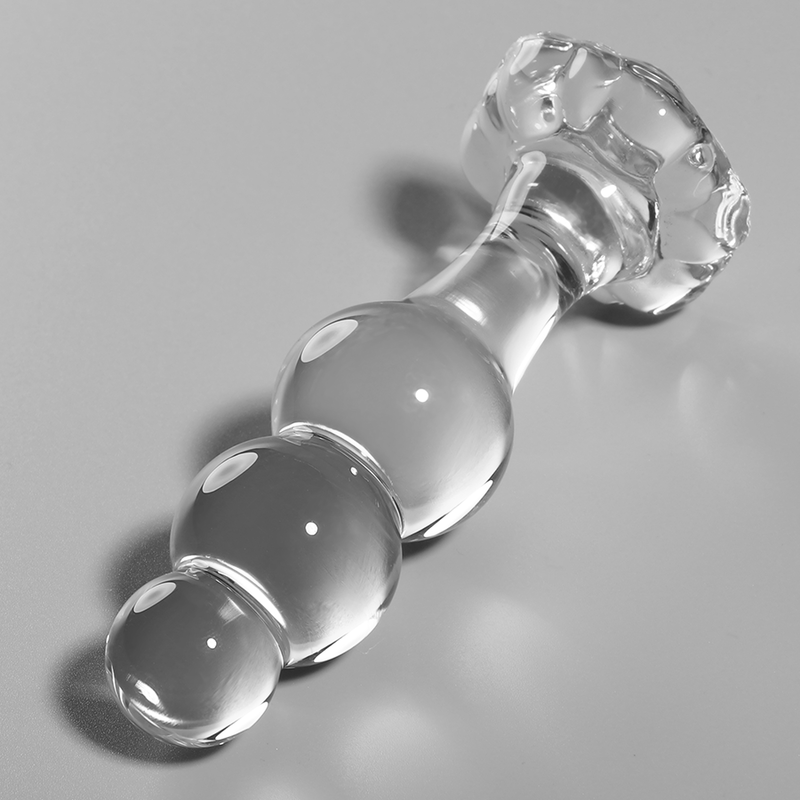NEBULA SERIES BY IBIZA – MODELO 1 PLUG CRISTAL TRANSPARENTE 10.5 CM -O- 3 CM