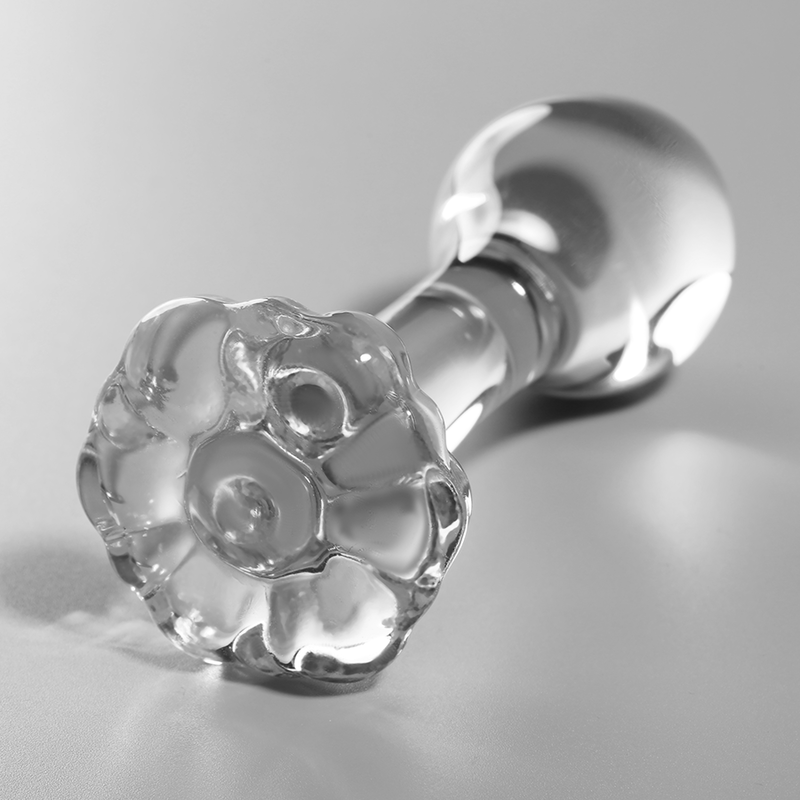 NEBULA SERIES BY IBIZA – MODELO 2 PLUG CRISTAL TRANSPARENTE 11 CM -O- 3.5 CM