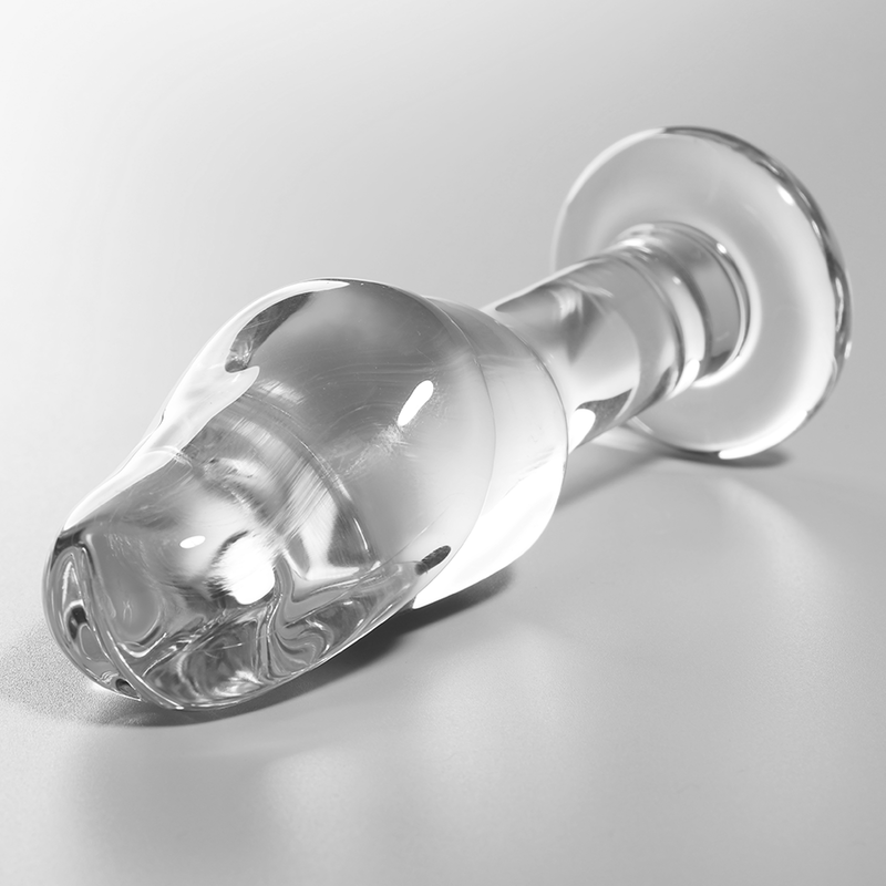 NEBULA SERIES BY IBIZA – MODELO 6 PLUG CRISTAL TRANSPARENTE 12.5 CM -O- 4 CM