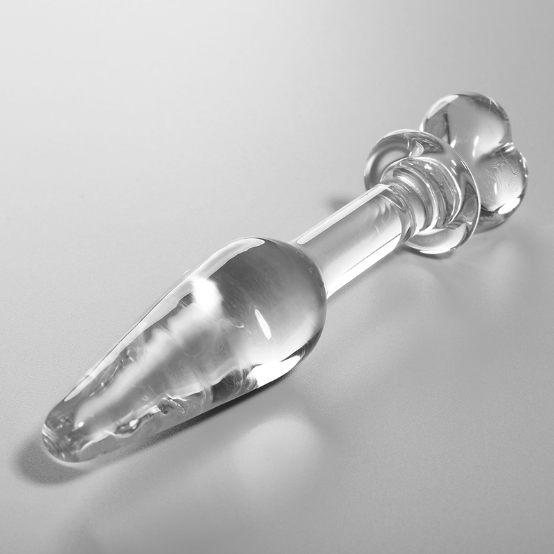 NEBULA SERIES BY IBIZA – MODELO 7 PLUG CRISTAL TRANSPARENTE 13.5 CM -O- 3 CM