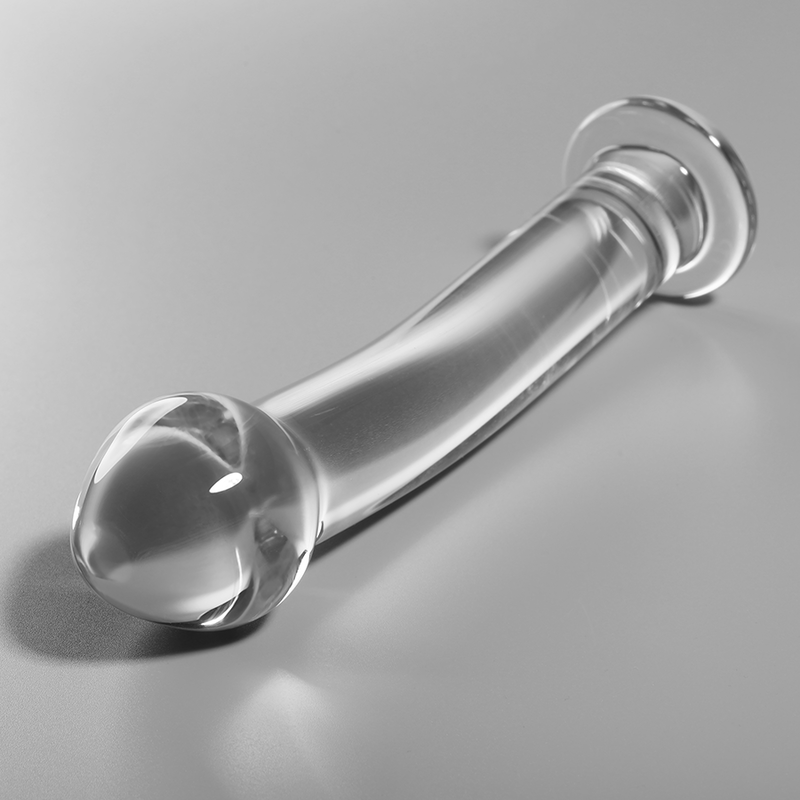 NEBULA SERIES BY IBIZA – MODELO 11 DILDO CRISTAL TRANSPARENTE 16 CM -O- 3 CM