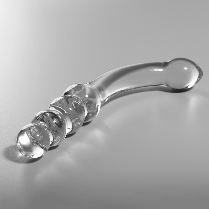 NEBULA SERIES BY IBIZA – MODELO 14 DILDO CRISTAL TRANSPARENTE 18.5 CM -O- 3 CM