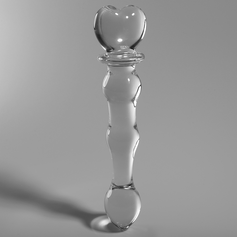 NEBULA SERIES BY IBIZA – MODELO 21 DILDO CRISTAL TRANSPARENTE 20.5 CM -O- 3.5 CM