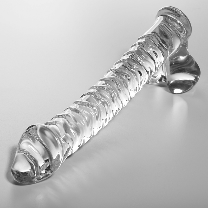 NEBULA SERIES BY IBIZA – MODELO 23 DILDO CRISTAL TRANSPARENTE 21.5 CM -O- 4 CM