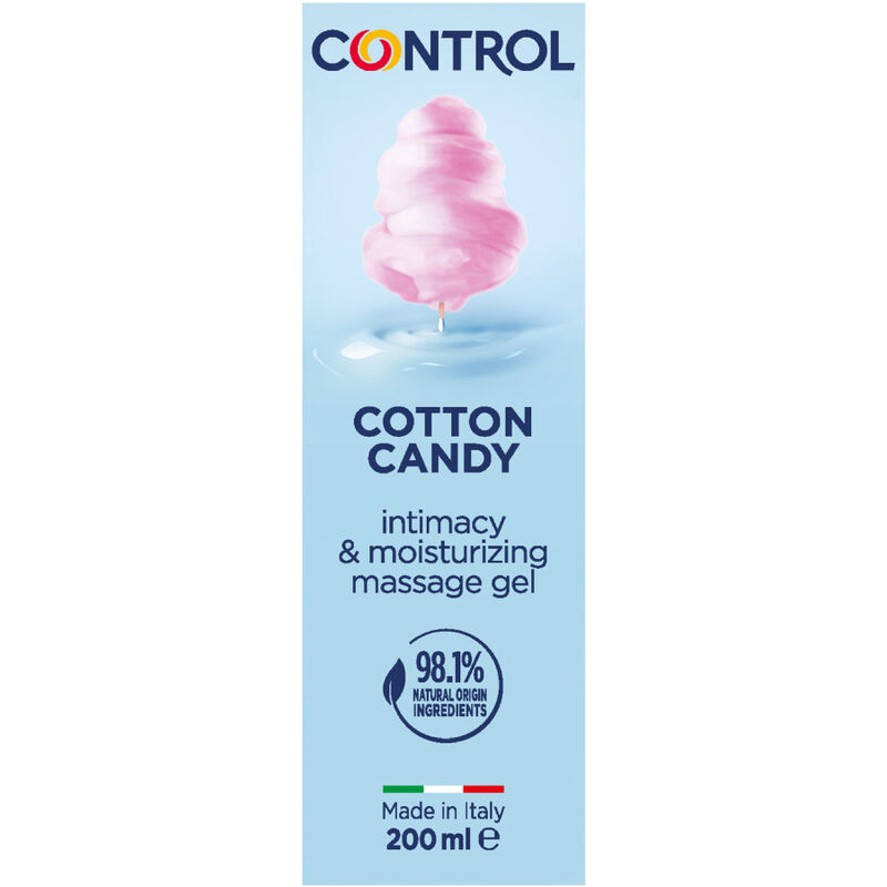 CONTROL – MASAJE GEL 3 EN 1 ALGODÓN DE AZÚCAR 200 ML