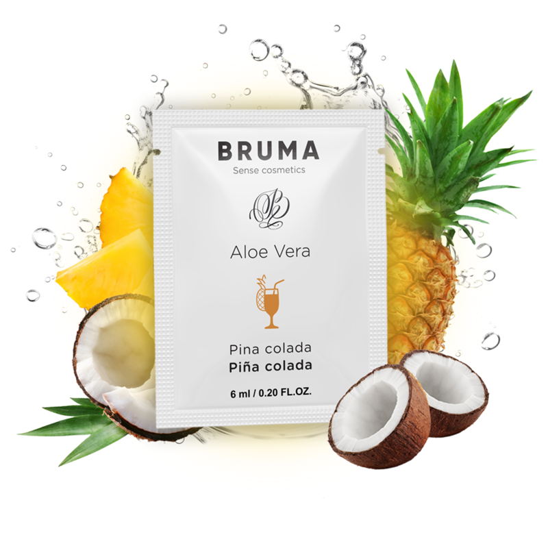 BRUMA – 6 ML GEL DESLIZANTE CON ALOE VERA SABOR A PIÑA COLADA