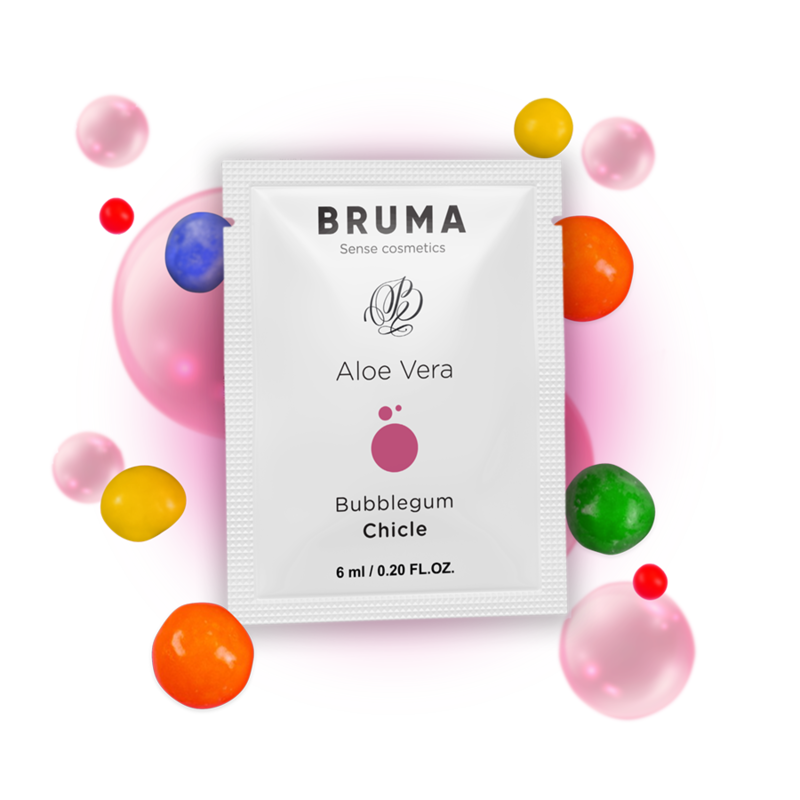 BRUMA – 6 ML GEL DESLIZANTE CON ALOE VERA SABOR A CHICLE