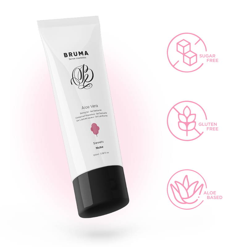 BRUMA – GEL DESLIZANTE CON ALOE VERA SABOR A NUBE 100 ML