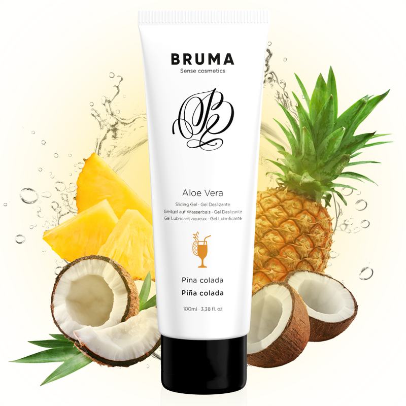 BRUMA – GEL DESLIZANTE CON ALOE VERA SABOR A PIÑA COLADA 100 ML
