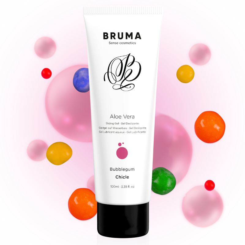BRUMA – GEL DESLIZANTE CON ALOE VERA SABOR A CHICLE 100 ML