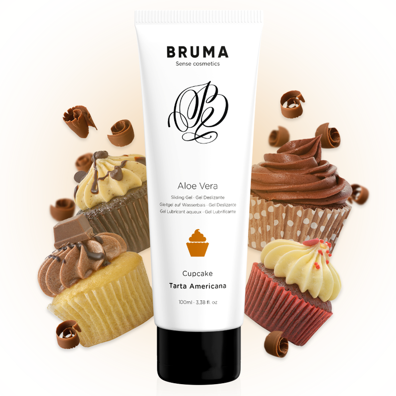 BRUMA – GEL DESLIZANTE CON ALOE VERA SABOR A TARTA AMERICANA 100 ML