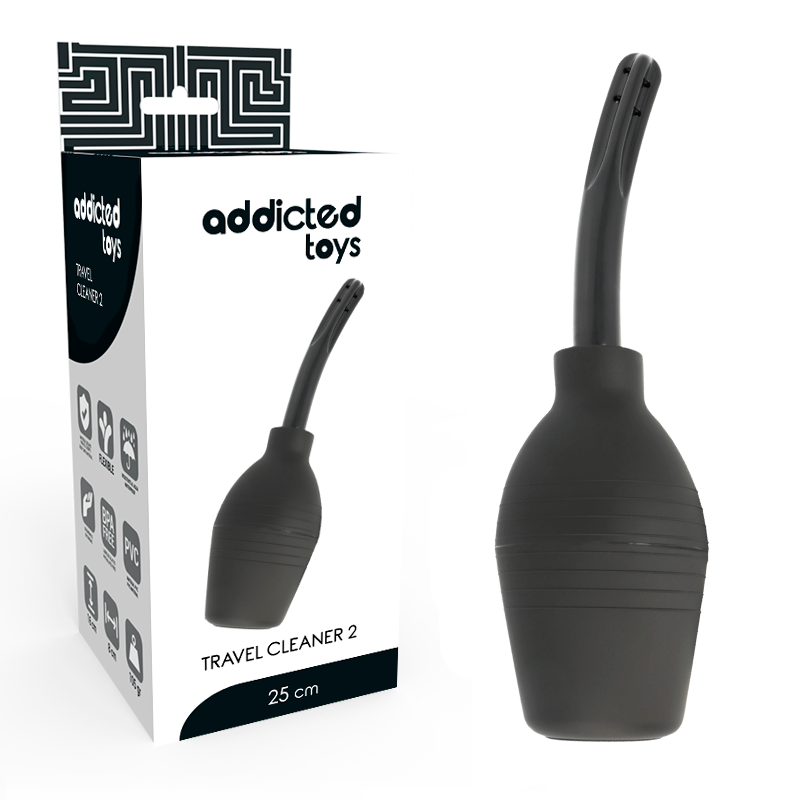 ADDICTED TOYS – SQUEEZE PERA LIMPIEZA ANAL NEGRO
