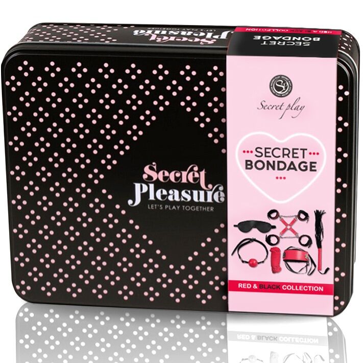 SECRETPLAY – BDSM SET 6 PIEZAS RED COLLECTION
