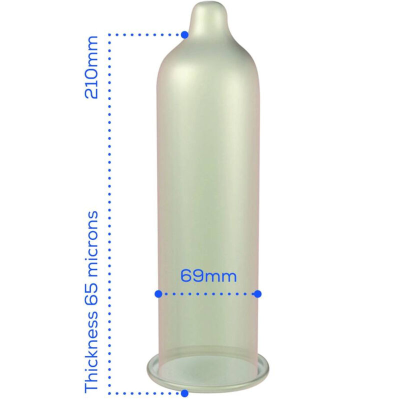 PASANTE – PRESERVATIVO TAMAÑO SUPER KING BOLSA 144 UNIDADES
