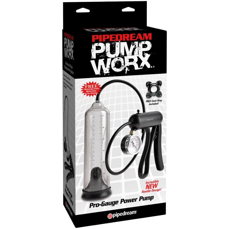 PUMP WORX – BOMBA DE POTENCIA PRO-GAUGE TRANSPARENTE