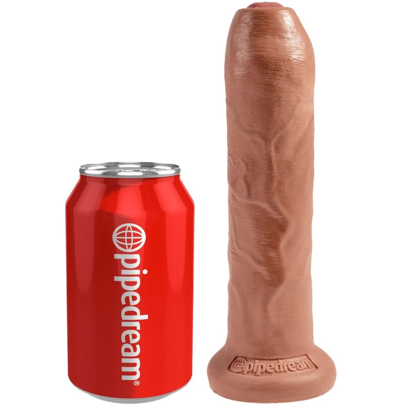 KING COCK – PENE REALISTICO CON PREPUCIO 17.8 CM CARAMELO