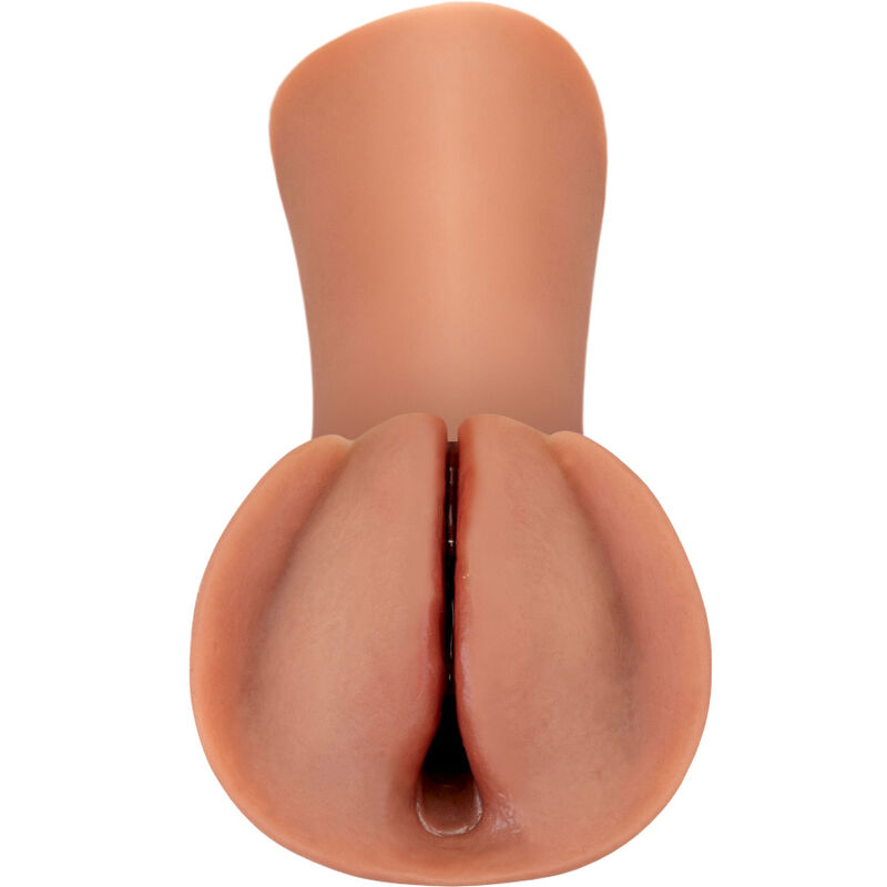 FETISH FANTASY EXTREME – MASTURBADOR MASCULINO SILICONA SLIPPERY SLIT CARAMELO
