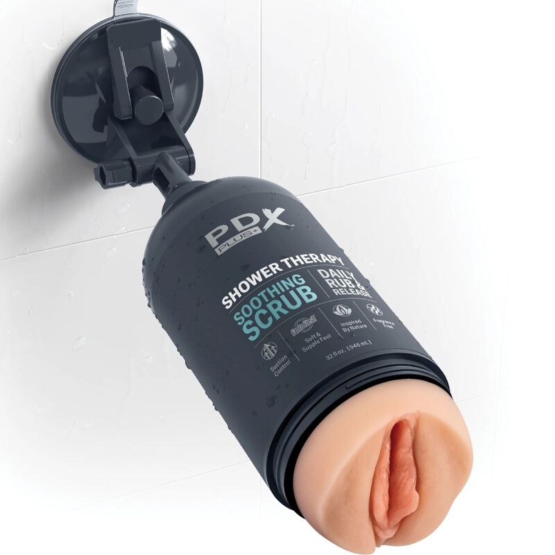 PDX PLUS – MASTURBADOR STROKER DISEÑO DISCRETO DE BOTE CHAMPU SOOTHING SCRUB
