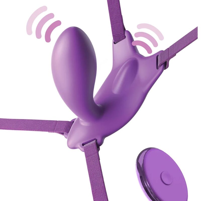 FANTASY FOR HER – ARNES MARIPOSA G-SPOT CON VIBRADOR, RECARGABLE CONTROL REMOTO VIOLETA